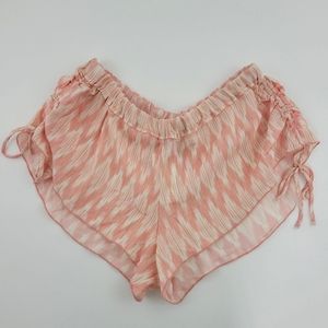 Eberjey Carmelita Morgan Mamey Printed Voile Lounge Sleep Short Size S/M